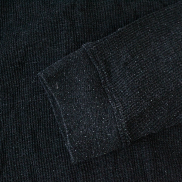 Calvin Klein Performance Waffle Knit Top 3/4 Length Sleeves Lace Up Back Sz M