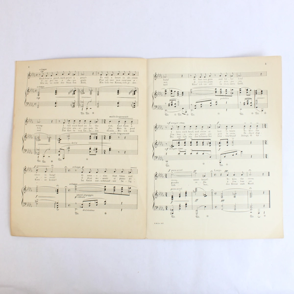 The Rosary by Ethelbert Nevin Boston Music Company Piano Sheet Music 1912
