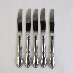 Lot Of 5 Oneida Silver Chatelaine Stainless Steel Modern Hollow Knife