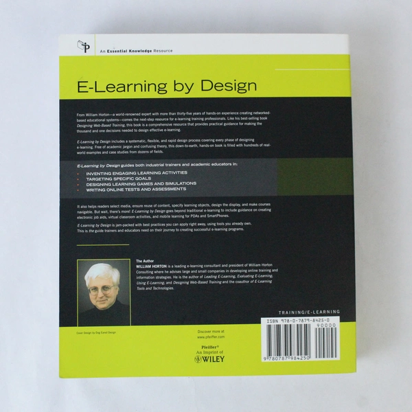 E-Learning by Design by William Horton 2006 Pre-Owned Paperback Book