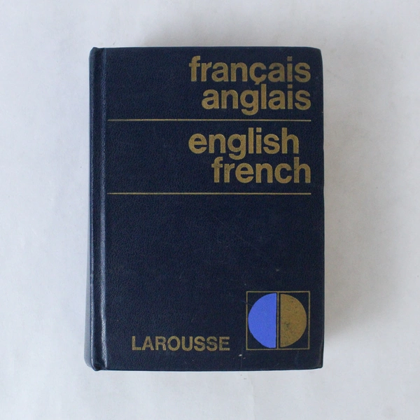 Dictionnaire Français-Anglais Librarie Larousse 1928 Hardcover