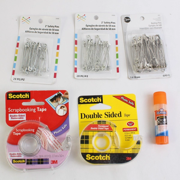 Small Lot of School and Office Supplies Sticky Notes Stables Scissors Etc.