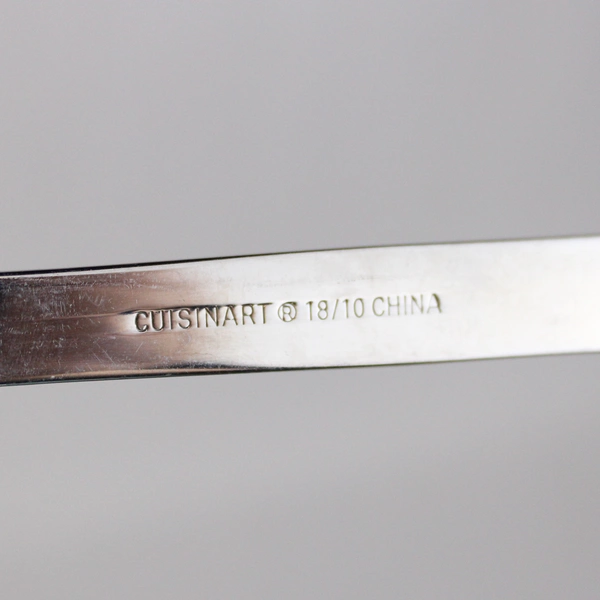 Lot Of 5 Cuisinart Flatware Seminary Stainless 4 Soup Spoon, 1 Sugar Spoon