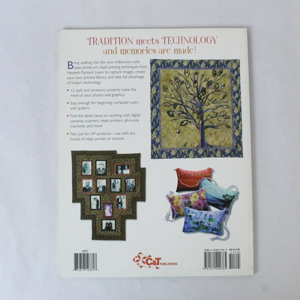 Photo Fun Book by HP Print Your Own Fabric for Quilts & Crafts Pre-Owned
