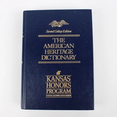 The American Heritage Dictionary 2nd College Edition 1991 Kansas Honors Program
