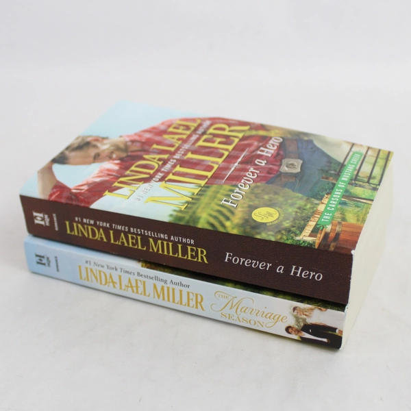 Lot of 2 Linda Lael Miller HQN Romance Novels Marriage Season Forever A Hero PB