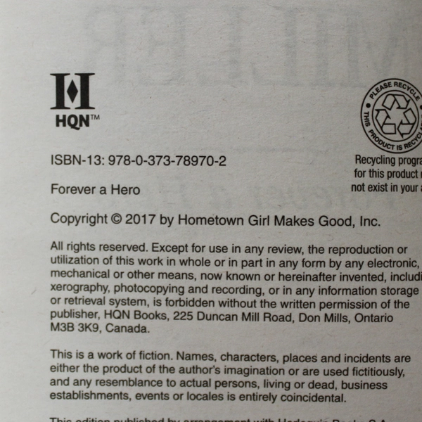 Lot of 2 Linda Lael Miller HQN Romance Novels Marriage Season Forever A Hero PB