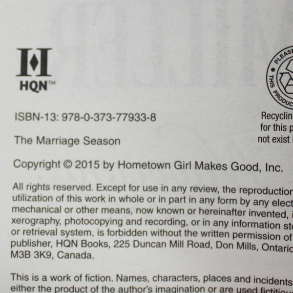 Lot of 2 Linda Lael Miller HQN Romance Novels Marriage Season Forever A Hero PB