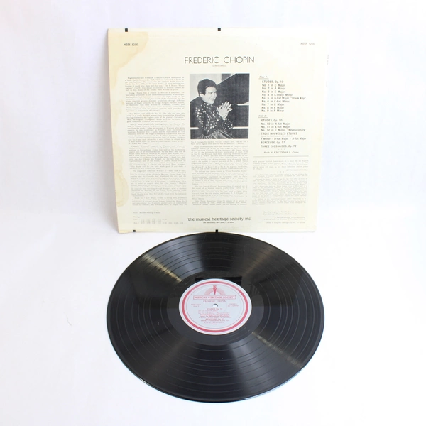 Vinyl Record Frederic Chopin Etudes 1975 Ruth Slenczynska on Piano