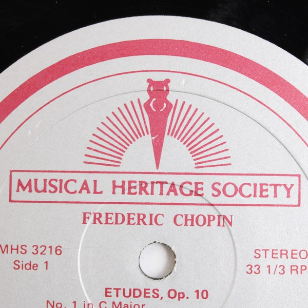 Vinyl Record Frederic Chopin Etudes 1975 Ruth Slenczynska on Piano