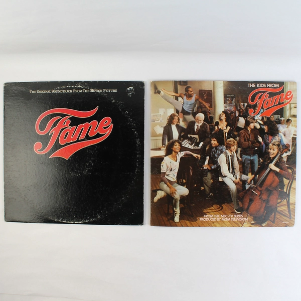 Lot Of 2 Fame Vinyl LP Original Motion Picture Soundtrack Kids From Fame TV Show