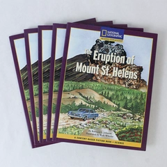 Lot of 5 The Eruption of Mount St. Helens by Rebecca L. Johnson 2006 Nat Geo