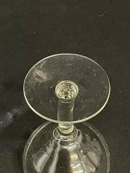 Lot of 5 Hand Blown Glass Stemmed Cordial Glasses 4.25" Good Condition