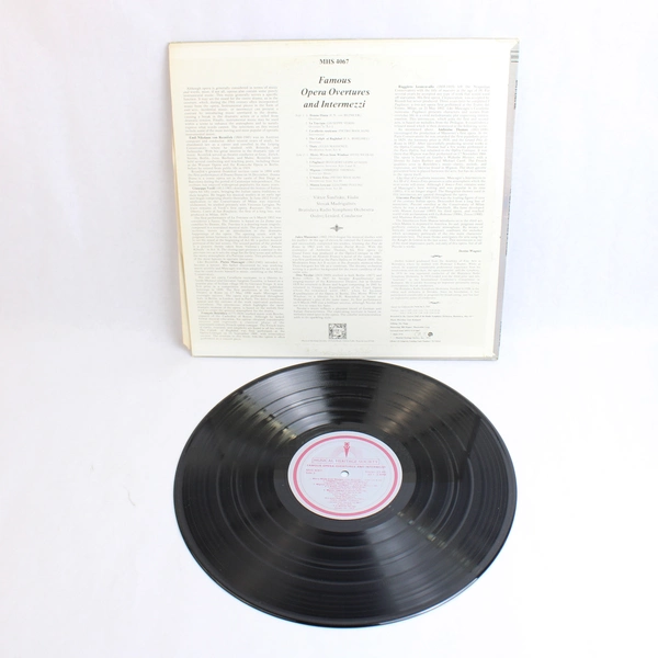 Famous Opera Overtures & Intermezzi Bratislava Radio Symphony Orchestra 1979