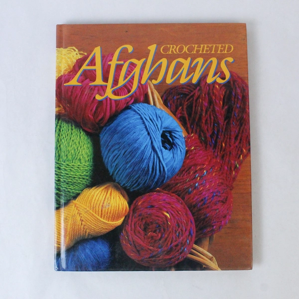 Crocheted Afghans Book by Oxmoor House 1988 Hardcover Pre-Owned