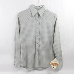 Wrangler Gray and Silver Authentic Western Shirt Women's Size 32