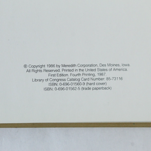 Vintage Better Homes & Gardens Country Bazaar Crafts Book 1986 HC