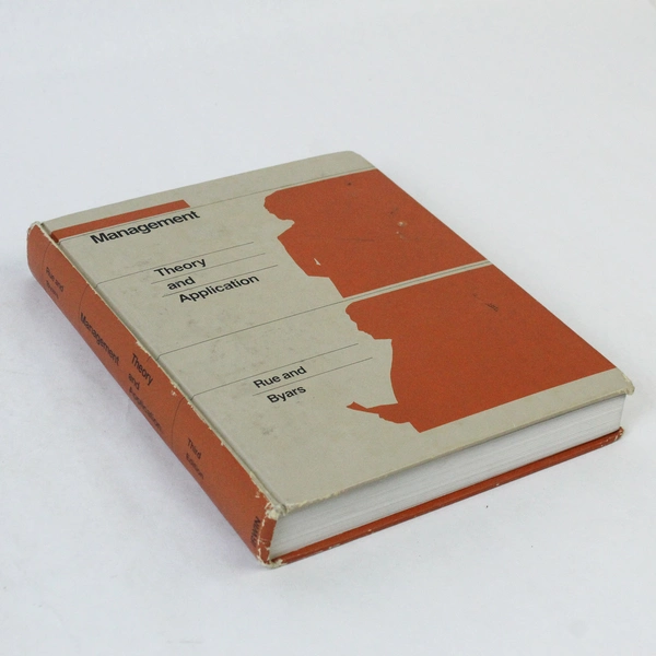 Management Theory and Application by Rue & Byars 1983 HC - Good Condition