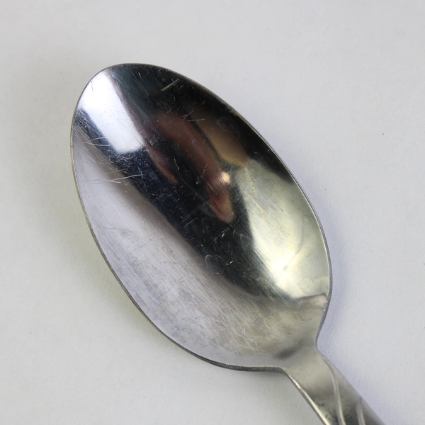 Lot Of 2 Cuisinart Flatware Unity Frost Stainless Steel Place/Oval Soup Spoon