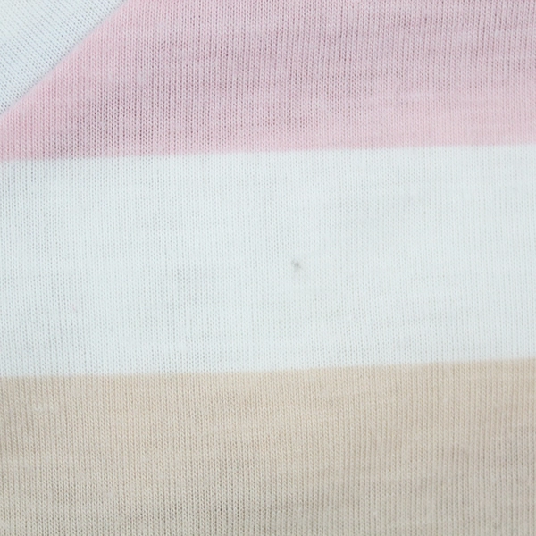 Truself Multicolor Striped V-Neck T-Shirt Women's Size 2X