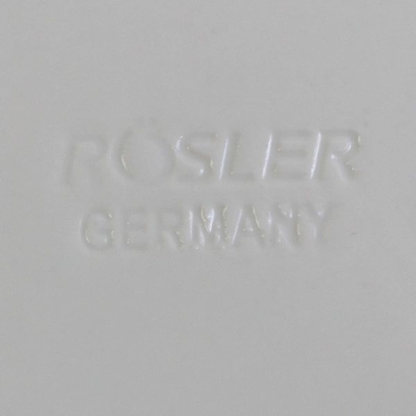 Rosler White Rectangular Ceramic Tray 9.25" x 12"