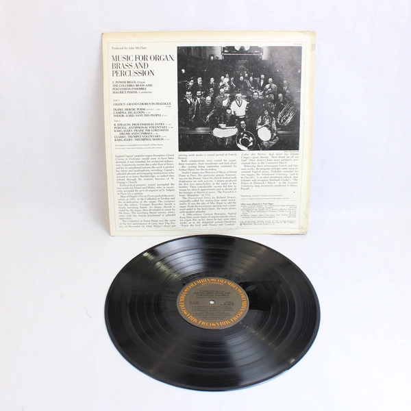 E. Power Biggs Music for Organ Brass Percussion 1972 Columbia Masterworks