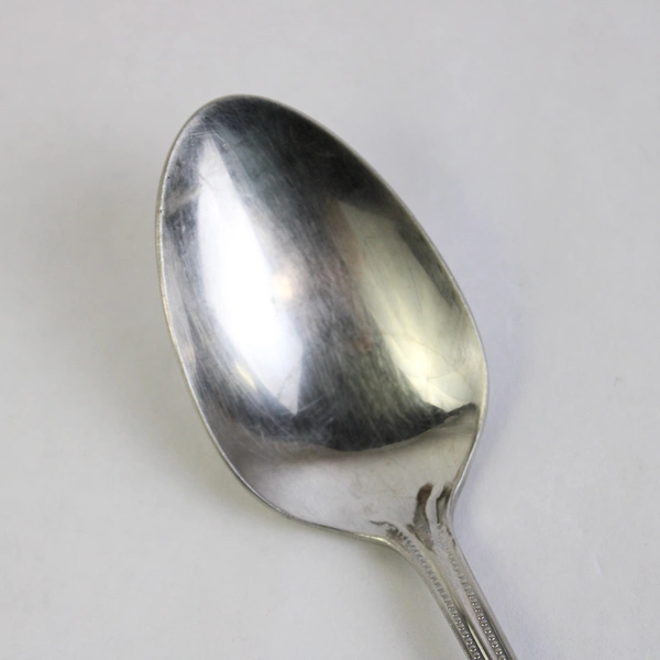 Lot of 2 Arthur Price 18/10 Stainless Steel Bead Design Serving Spoons