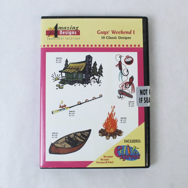 Amazing Designs Guys' Weekend 1 ADC-60 CD Rom - Sealed for Windows