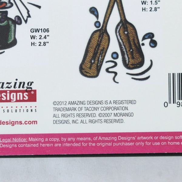 Amazing Designs Guys' Weekend 1 ADC-60 CD Rom - Sealed for Windows