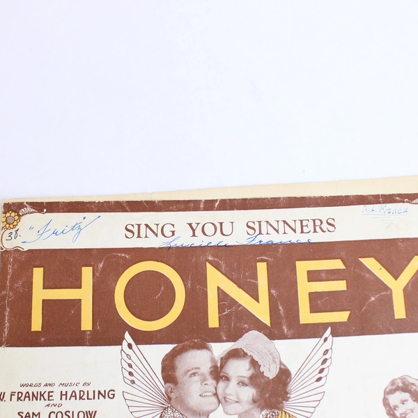 Vintage 1930 Lot of 2 Sing You Sinners Sheet Music by Harling And Coslow
