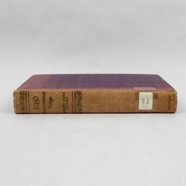 1000 Inspirational Things by Audrey Stone Morris 1948 Hardcover Ex-Library