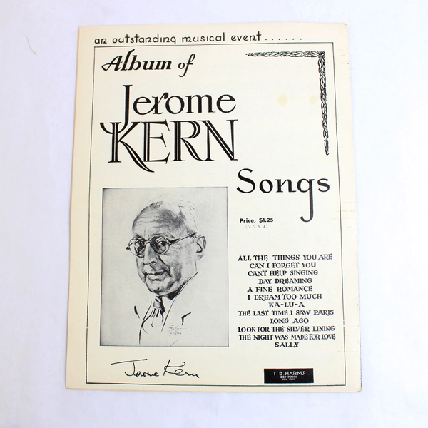 Vintage When Your Heart's On Fire Smoke Gets In Your Eyes Sheet Music 1933