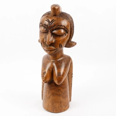 12.5" Carved Wooden Nkisi Fetish Figure Sculpture Statue Replica