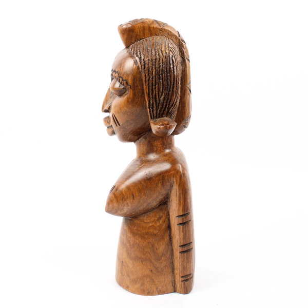 12.5" Carved Wooden Nkisi Fetish Figure Sculpture Statue Replica