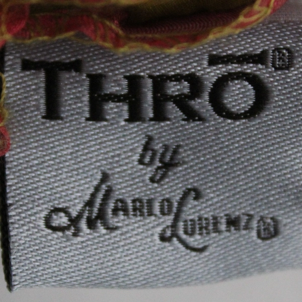 Thro By Marlo Lorenz Decorative Throw Pillow Green/Red Festive 35" x 12"