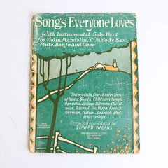 Vintage Songs Everyone Loves Music Book Paperback 1926