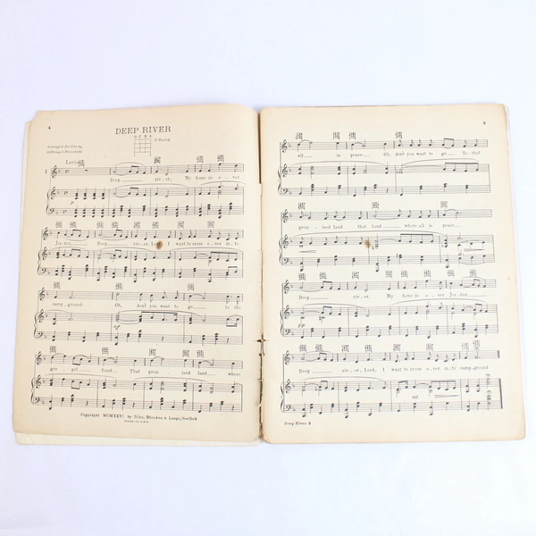 Vintage Songs Everyone Loves Music Book Paperback 1926