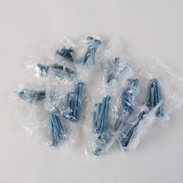Lot of 12 Unbranded Blue Screw Pack for Drawer Pull