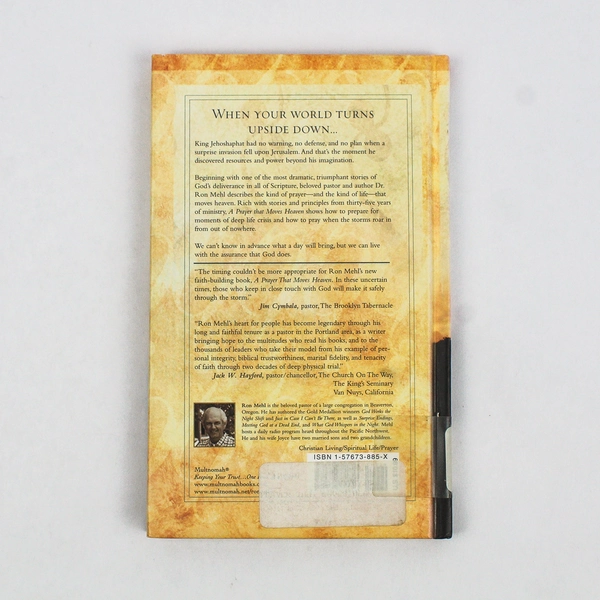 A Prayer That Moves Heaven by Ron Mehl 2002 Hardcover Ex-Library