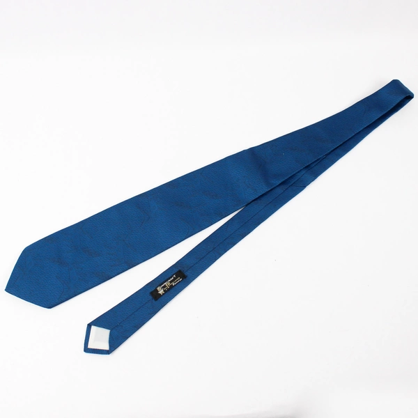 Vintage JCPenney Towncraft Blue Subtle Fox Design Necktie 56"