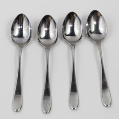 Set of 4 Towle Cirque Stainless Steel 18/8 Replacement Soup Spoons