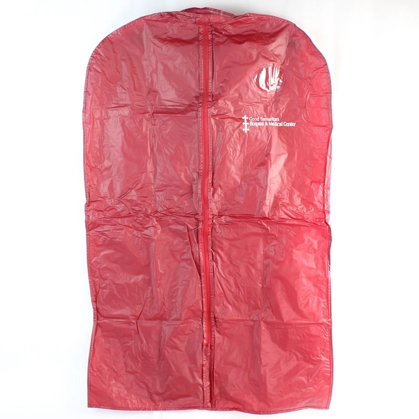 Nylon Garment Bag Maroon Packable For Good Samaritan Hospital & Medical Center