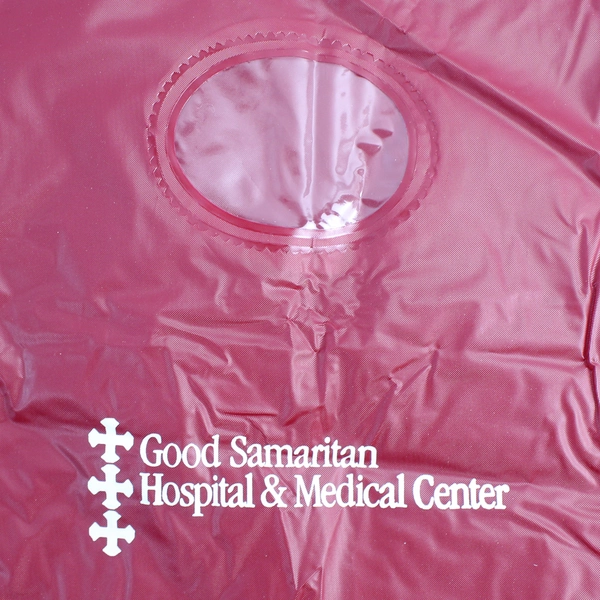 Nylon Garment Bag Maroon Packable For Good Samaritan Hospital & Medical Center