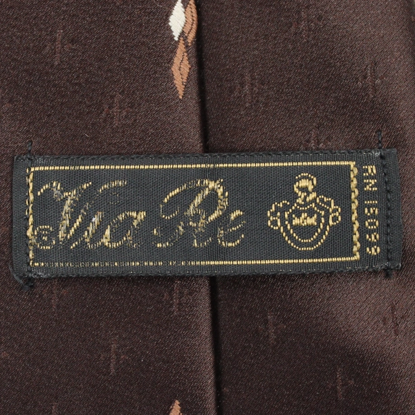 Lot of 2 Men's Skinny and Slim Neckties Black and Brown 55" & 57"