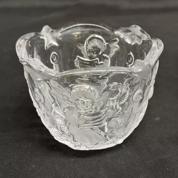 Mikasa Holiday Lights Etched Angel Crystal Votive Candle Holder