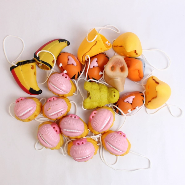 Lot of 19 Vintage Zoo Animal Child Rubber Noses 14 From McDonald's 1987