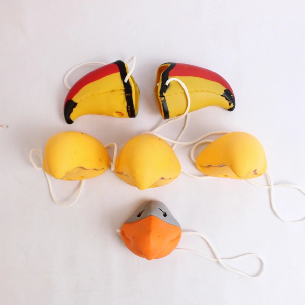 Lot of 19 Vintage Zoo Animal Child Rubber Noses 14 From McDonald's 1987