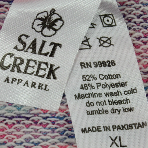 Salt Creek Pink Blue and Purple Hoodie Women's Size XL