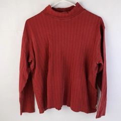 High Sierra Registered Rusty Red Cotton Turtleneck Women's Size XL
