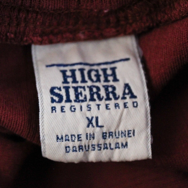 High Sierra Registered Rusty Red Cotton Turtleneck Women's Size XL